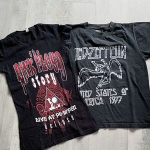 Black Graphic Short Sleeve Tees